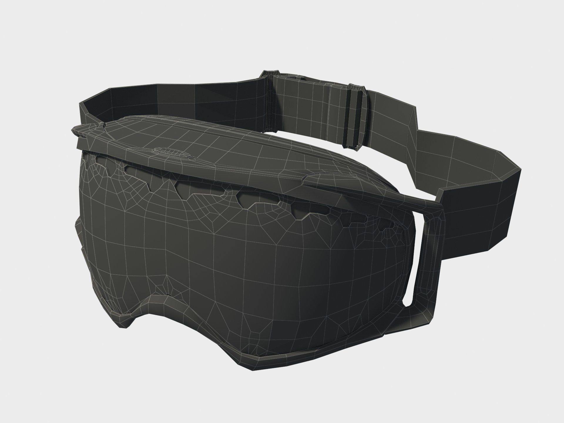 Oakley Crowbar goggles 3D model_8