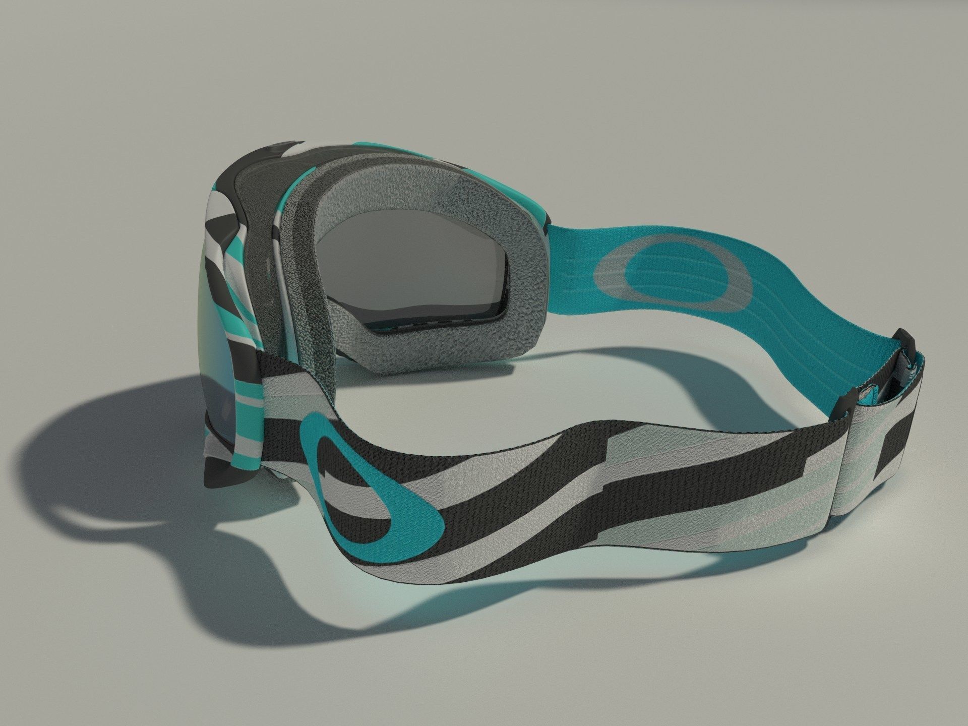 Oakley Crowbar goggles 3D model_6