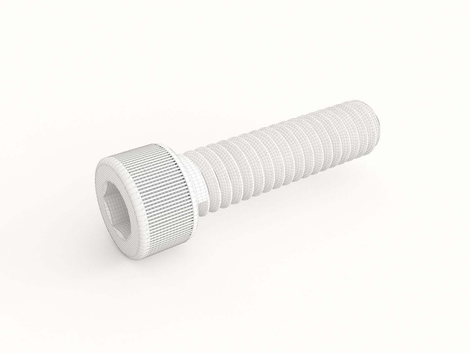 Screw 119 3D model_1