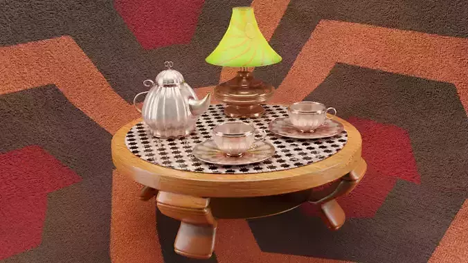 Tea Pair from Old Cupronickel