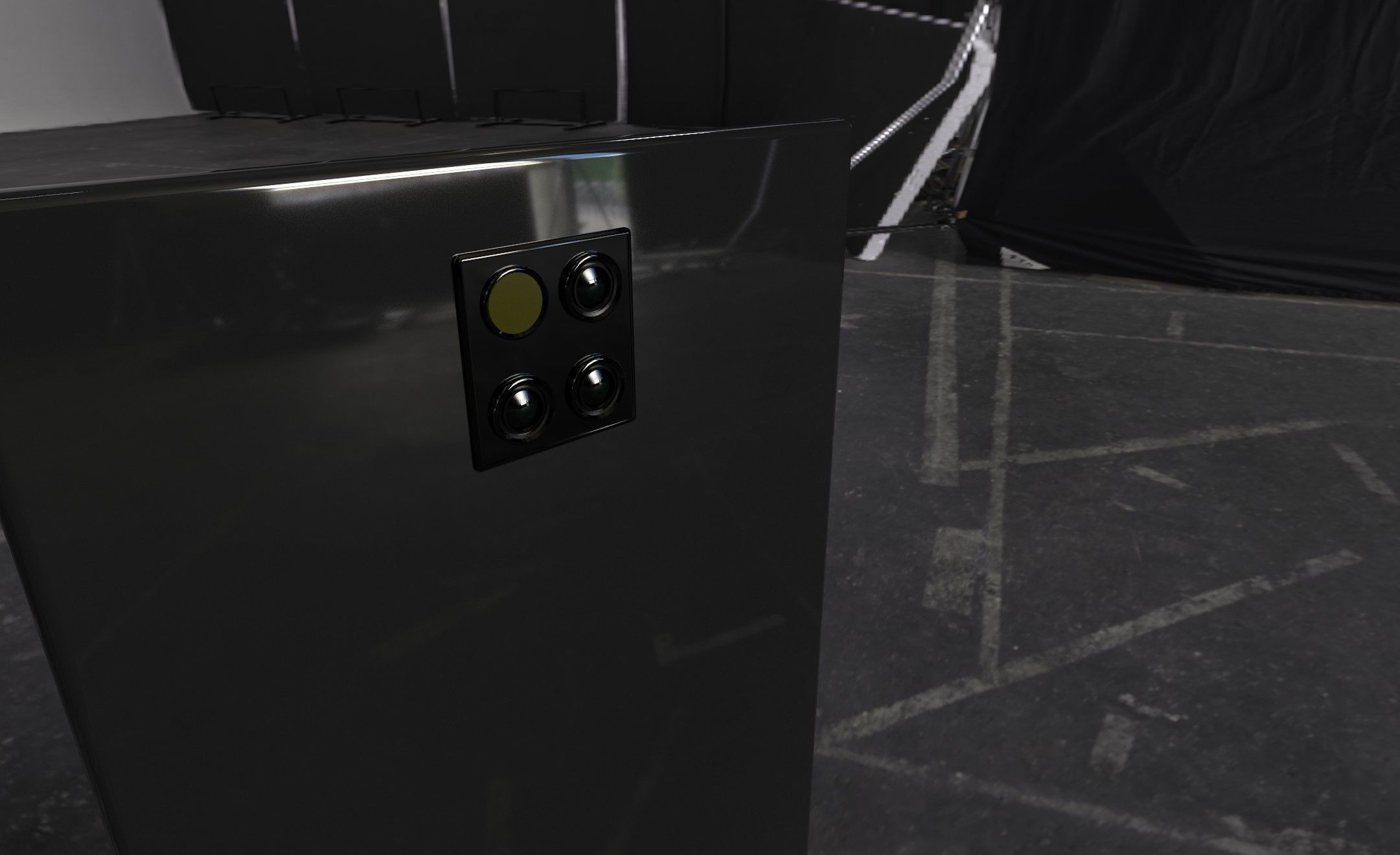 Smart Phone Quad Camera 3D model_2