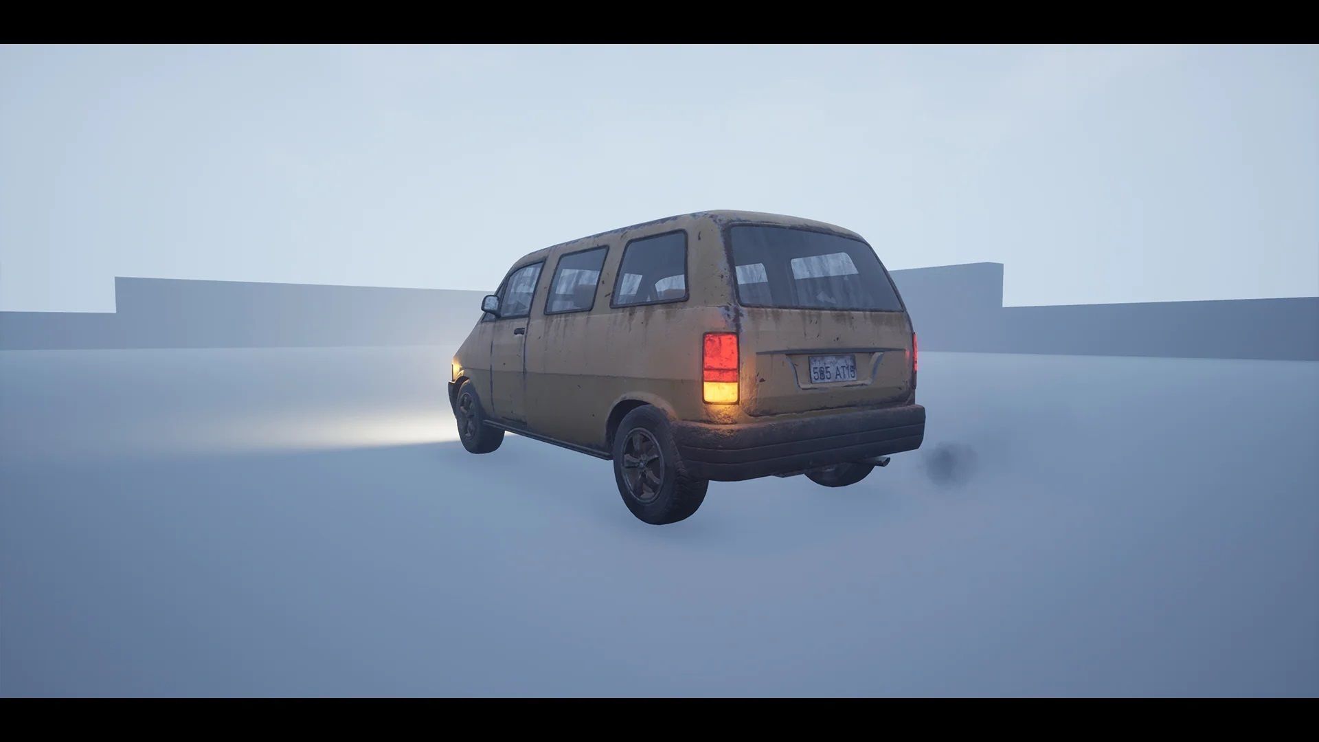 Procedural Vehicles - Van UE4 UE5 Low-poly 3D model_24