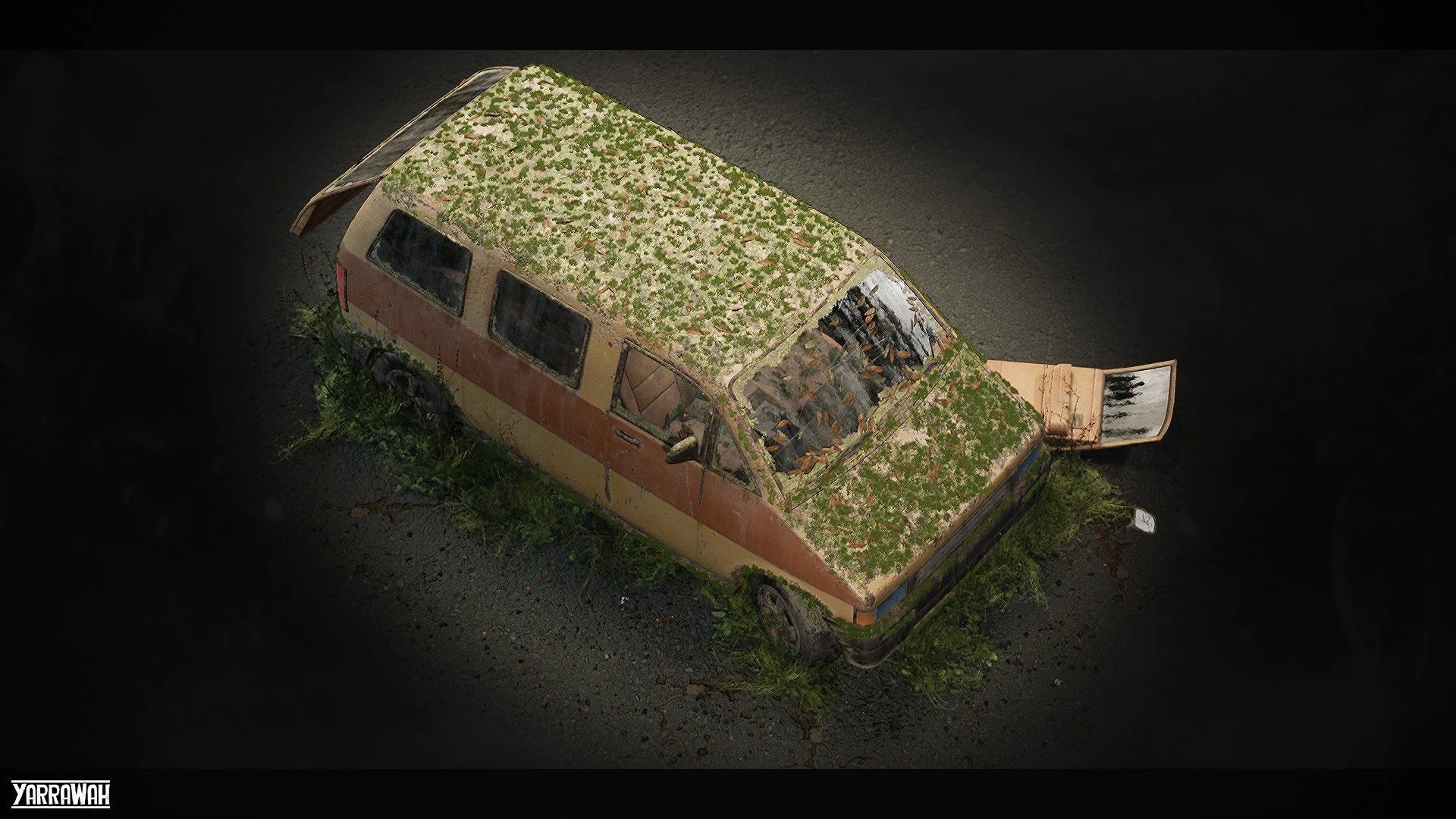 Procedural Vehicles - Van UE4 UE5 Low-poly 3D model_15