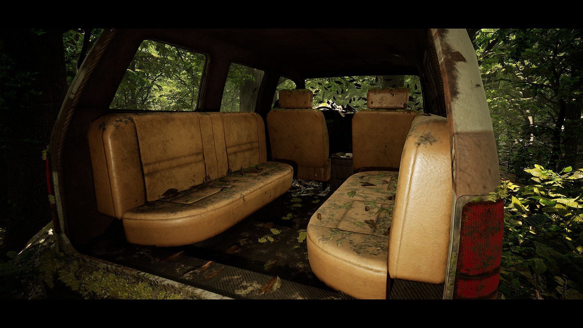 Procedural Vehicles - Van UE4 UE5 Low-poly 3D model_20