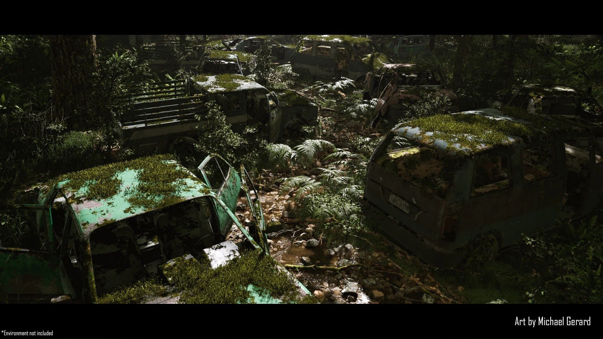 Procedural Vehicles - Van UE4 UE5 Low-poly 3D model_6