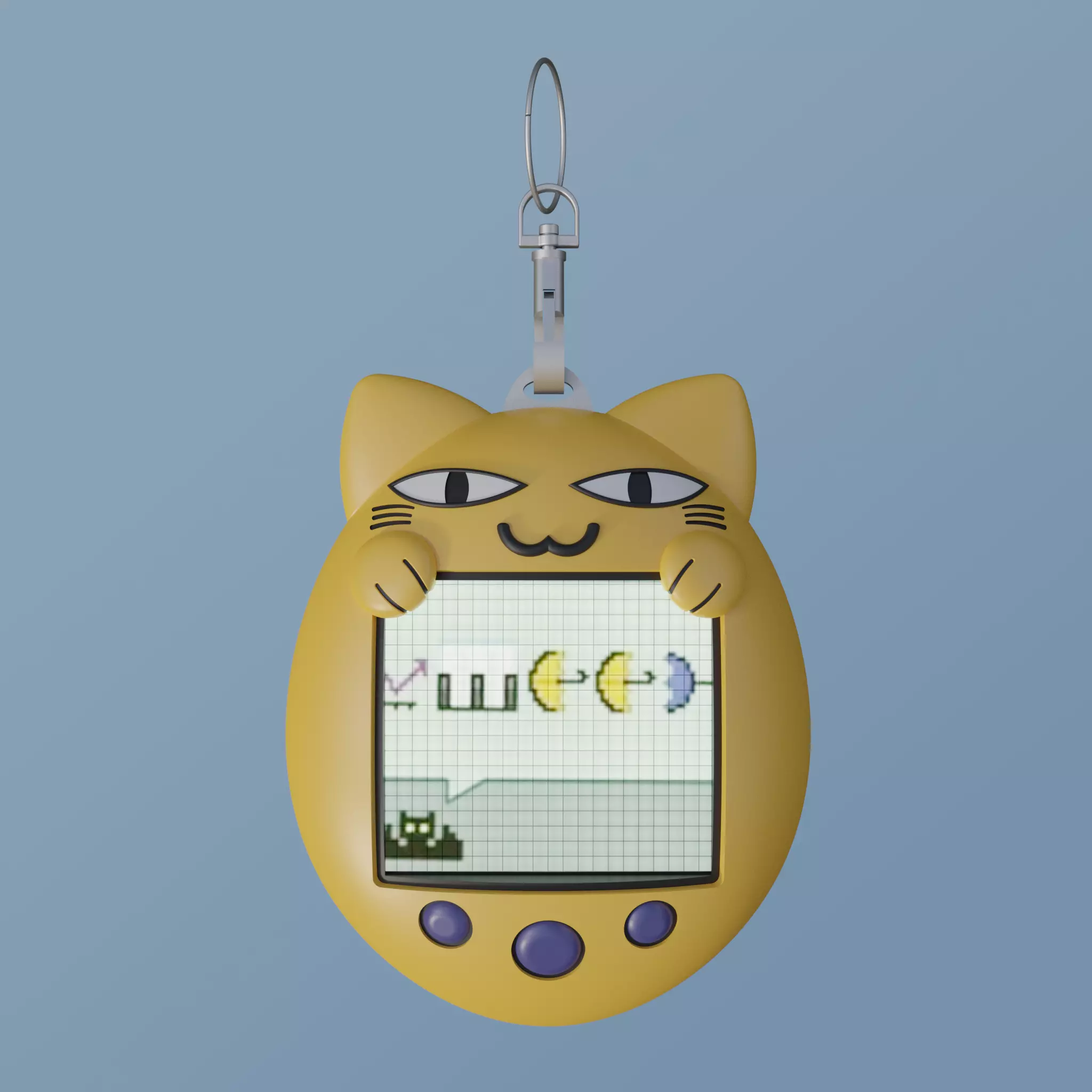 lyz amity devices phone 3D print model owl house Tamagotchi Free 3D print model