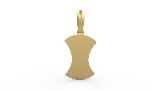 Initial Letters Pendant Boolat I 3D print model