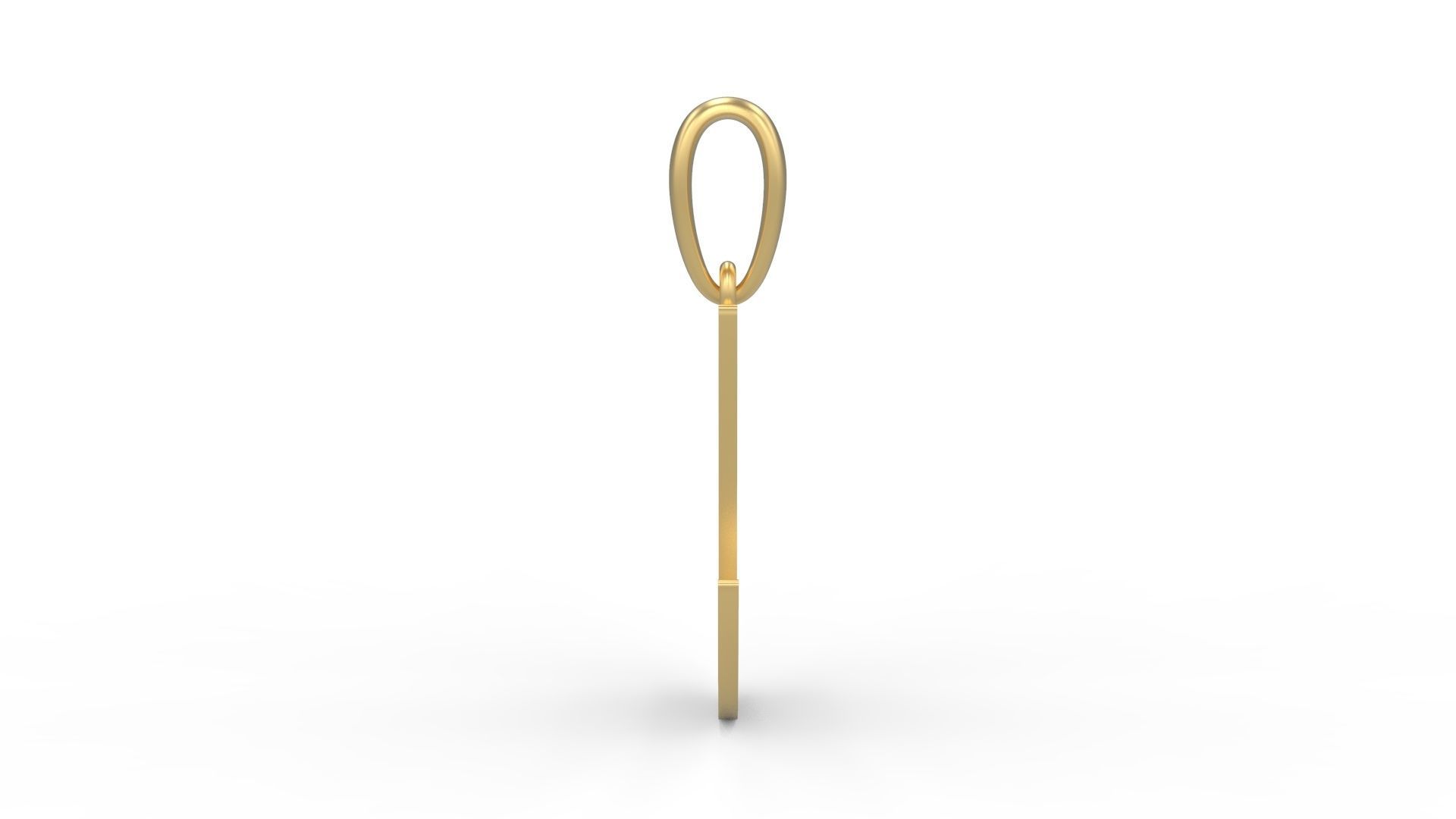 Initial Letters Pendant Boolat L 3D print model_2