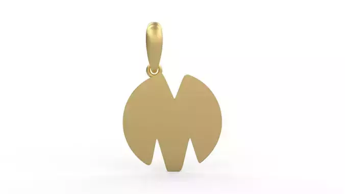Initial Letters Pendant Boolat M