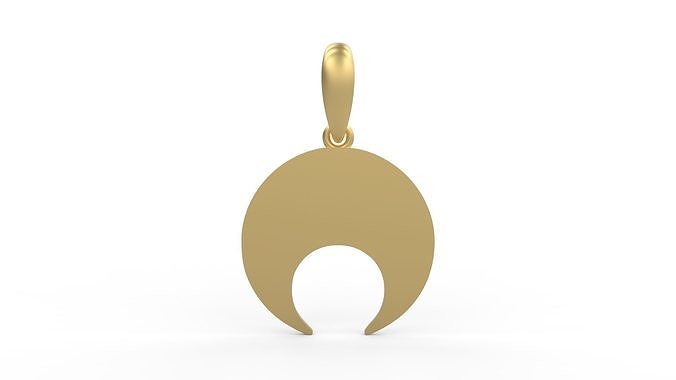 Initial Letters Pendant Boolat N 3D print model
