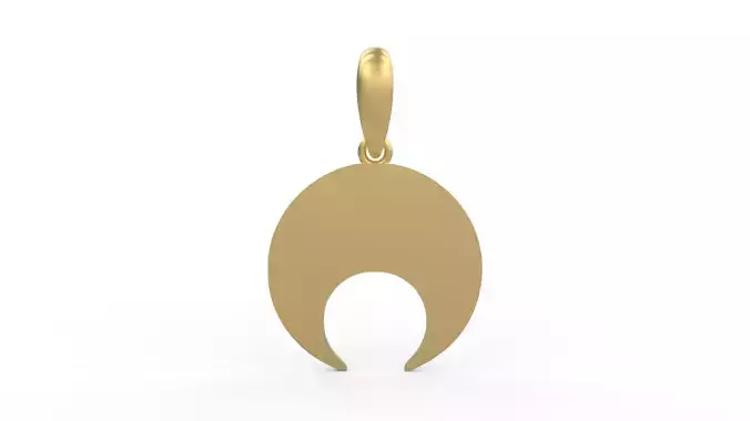 Initial Letters Pendant Boolat N 3D print model