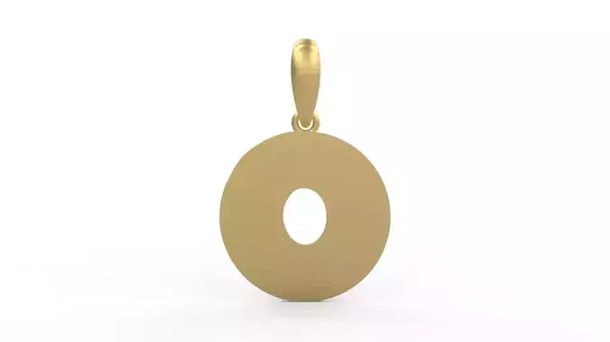 Initial Letters Pendant Boolat O