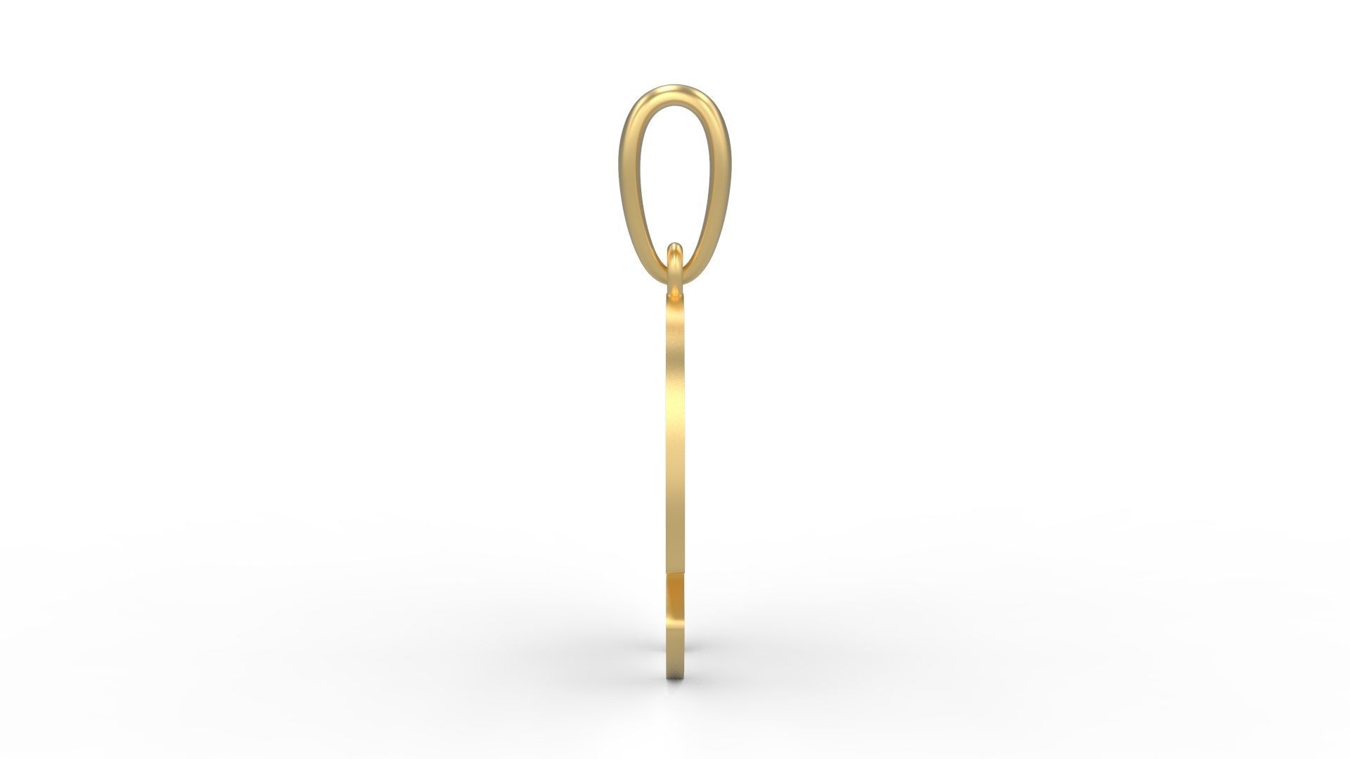 Initial Letters Pendant Boolat R 3D print model_2