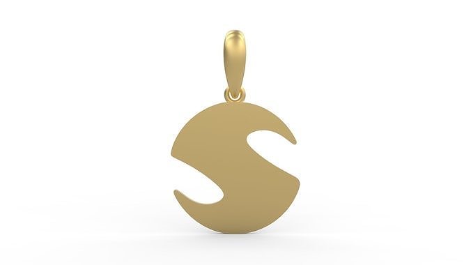 Initial Letters Pendant Boolat S 3D print model