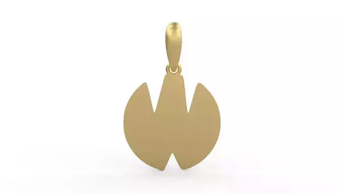 Initial Letters Pendant Boolat W