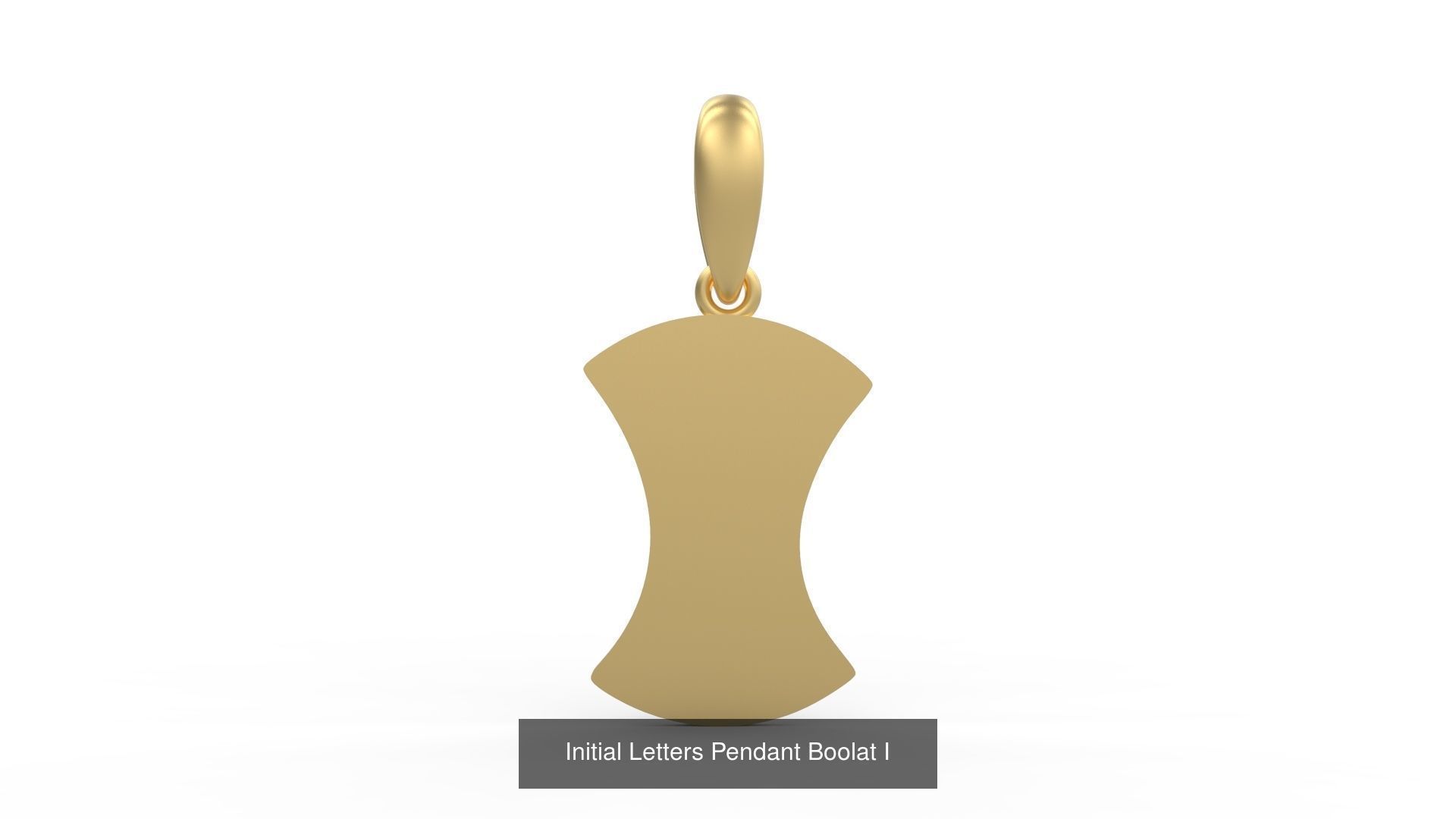 Initial Letters Pendant Alphabets Boolat 3D Model Collection_11