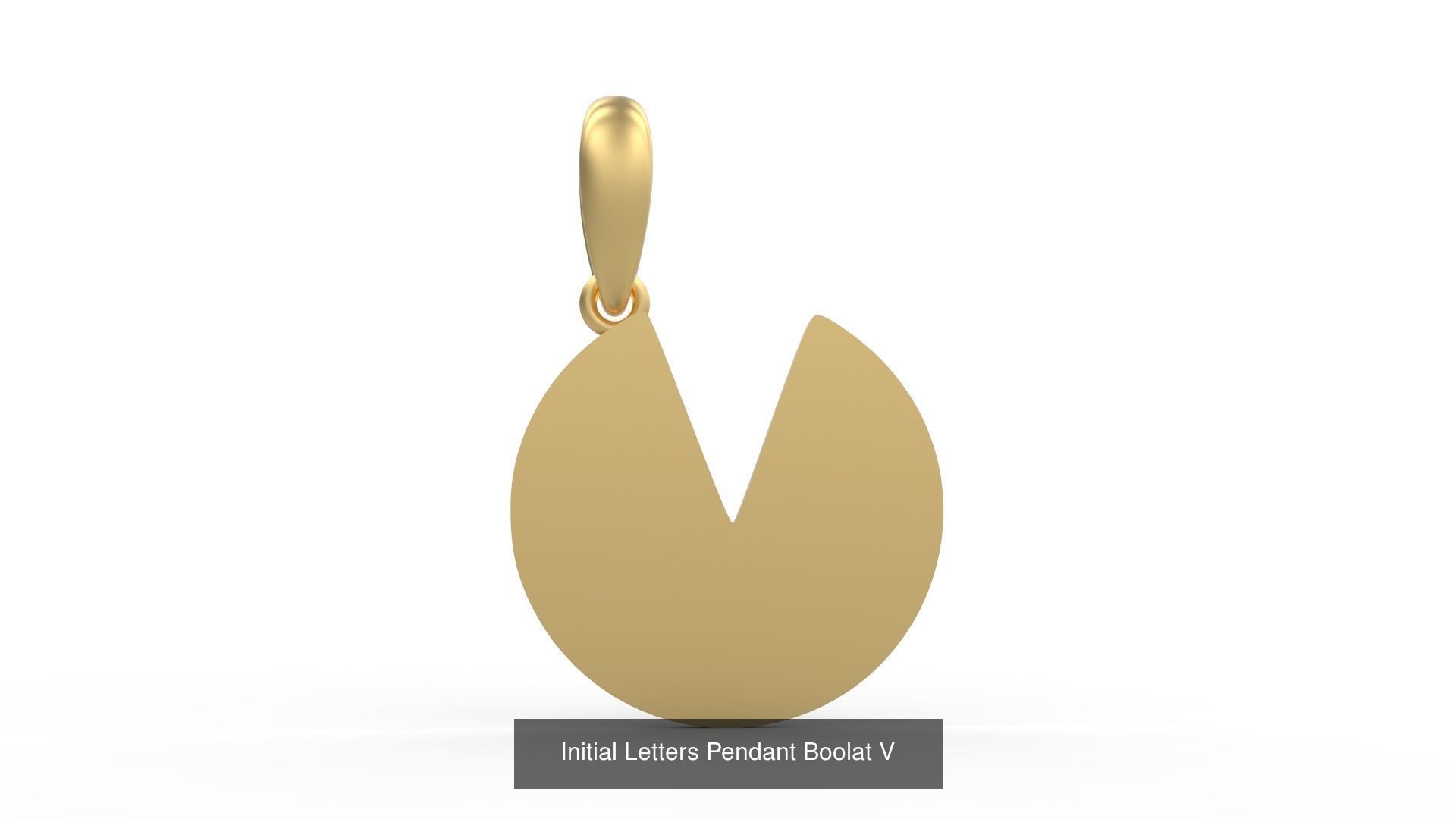 Initial Letters Pendant Alphabets Boolat 3D Model Collection_24