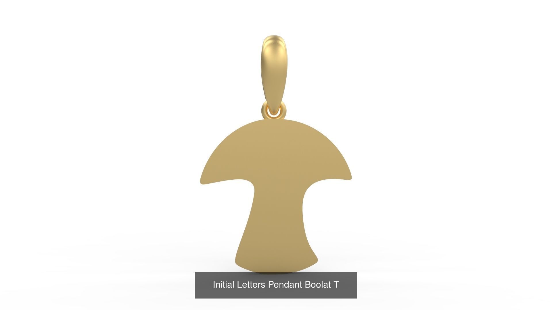 Initial Letters Pendant Alphabets Boolat 3D Model Collection_22
