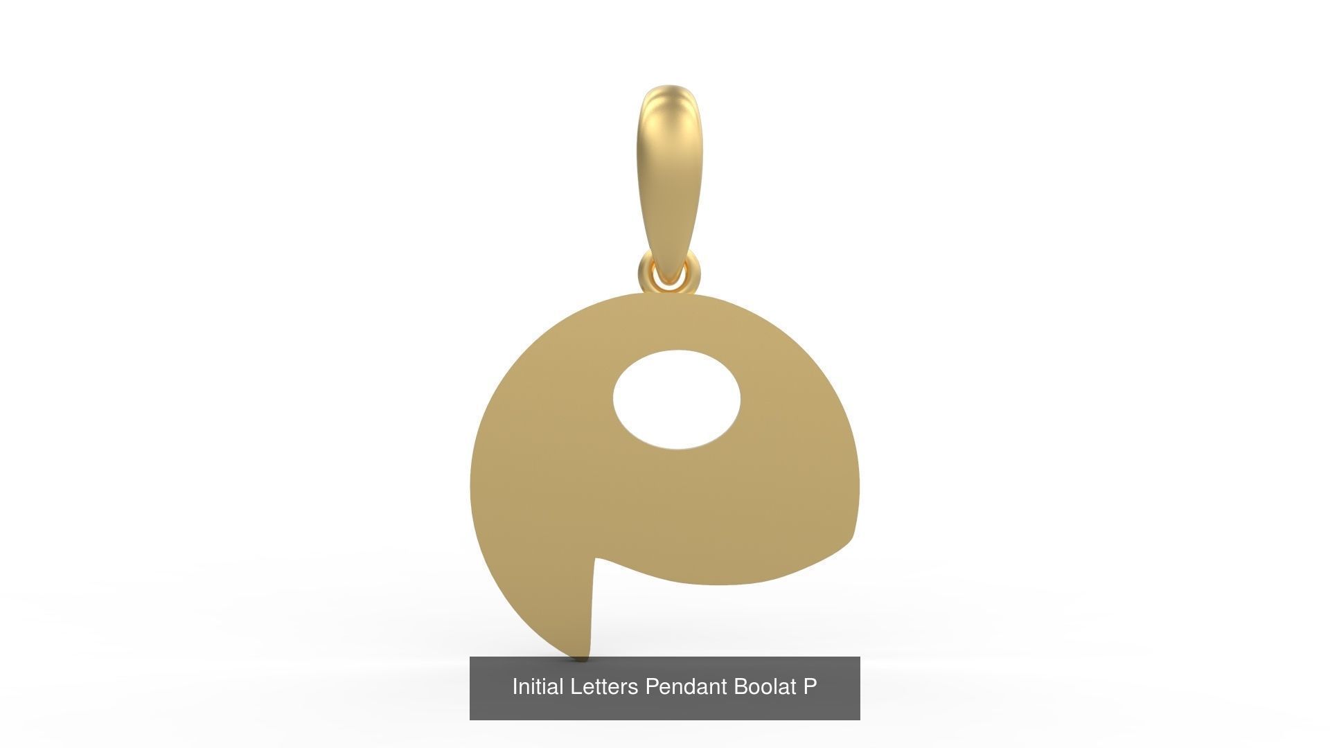 Initial Letters Pendant Alphabets Boolat 3D Model Collection_18