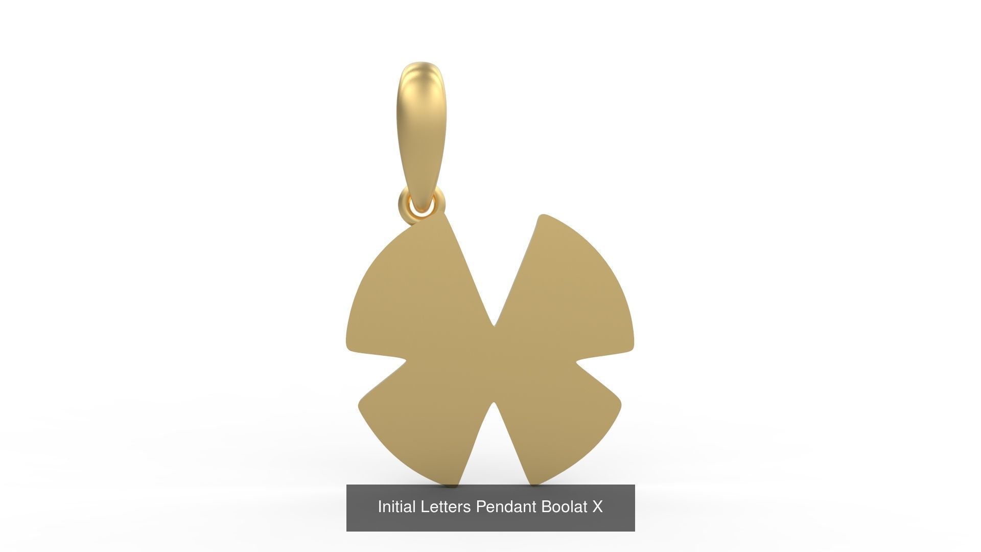 Initial Letters Pendant Alphabets Boolat 3D Model Collection_26