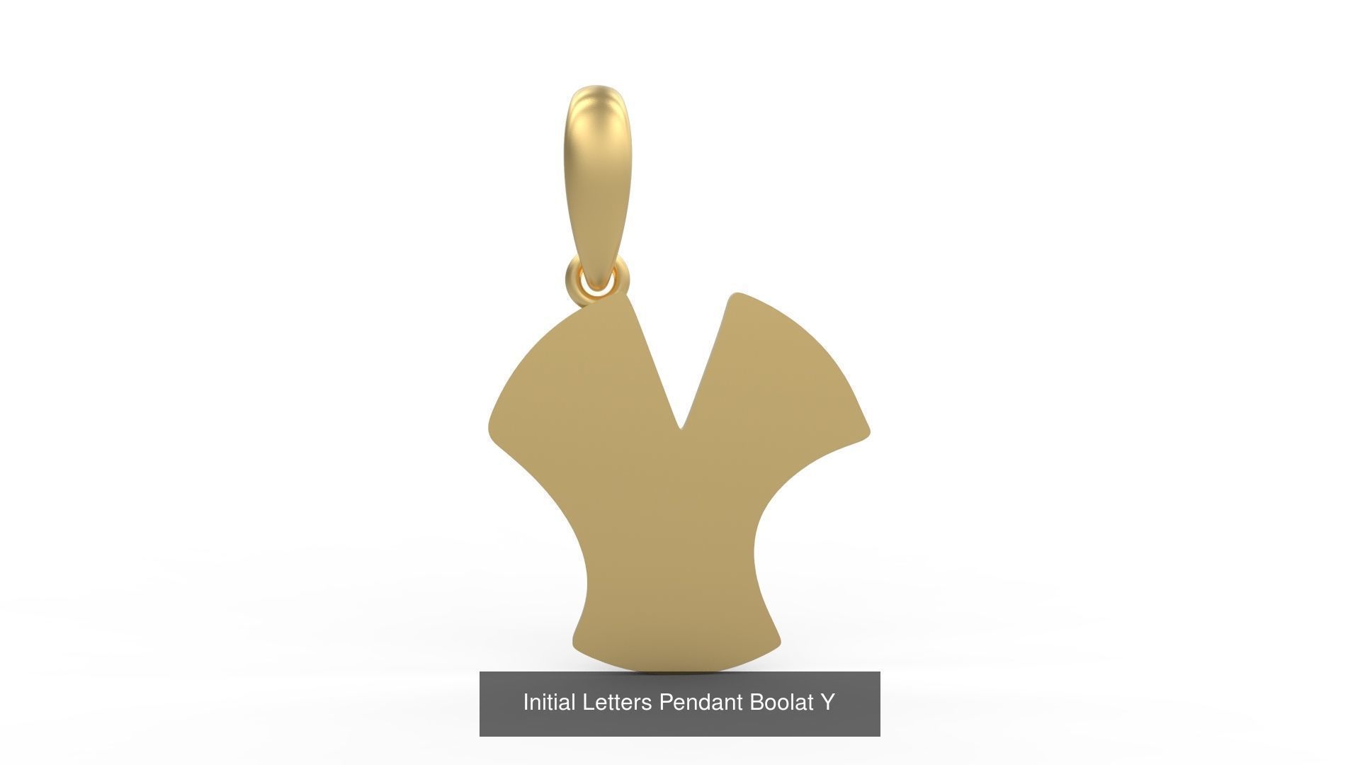 Initial Letters Pendant Alphabets Boolat 3D Model Collection_27
