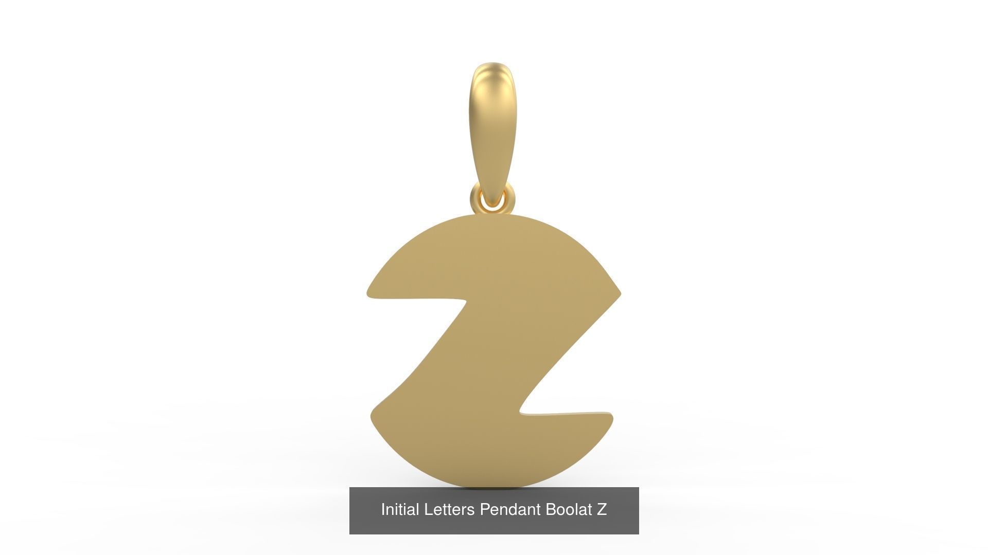 Initial Letters Pendant Alphabets Boolat 3D Model Collection_28