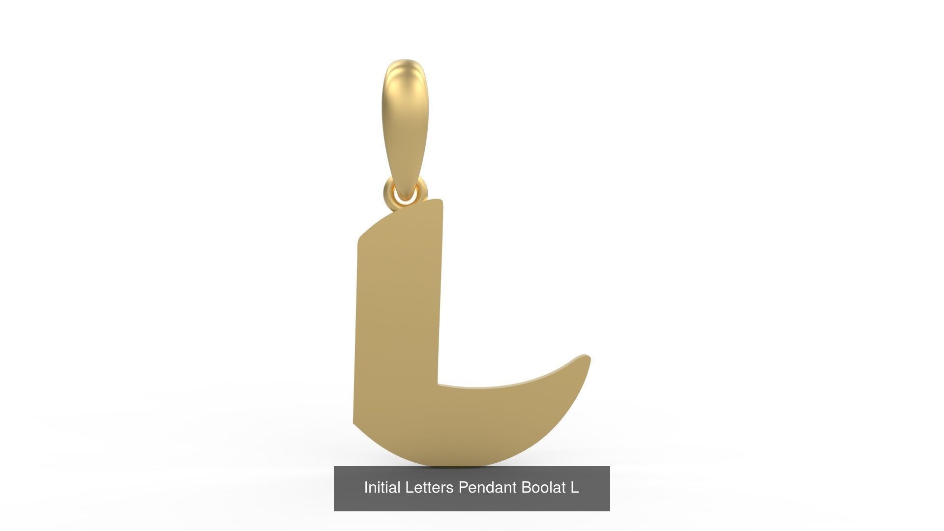 Initial Letters Pendant Alphabets Boolat 3D Model Collection_14