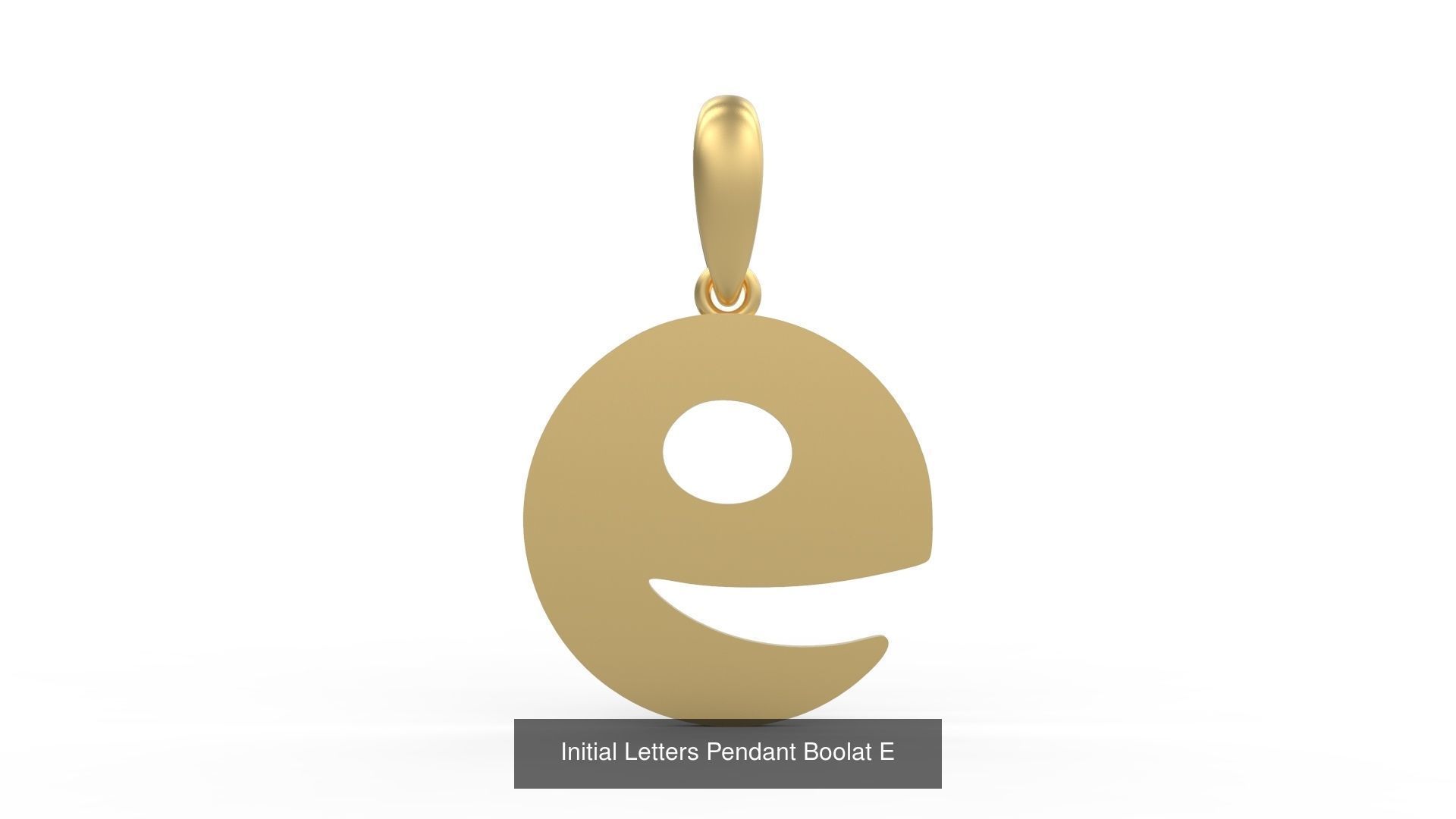 Initial Letters Pendant Alphabets Boolat 3D Model Collection_7