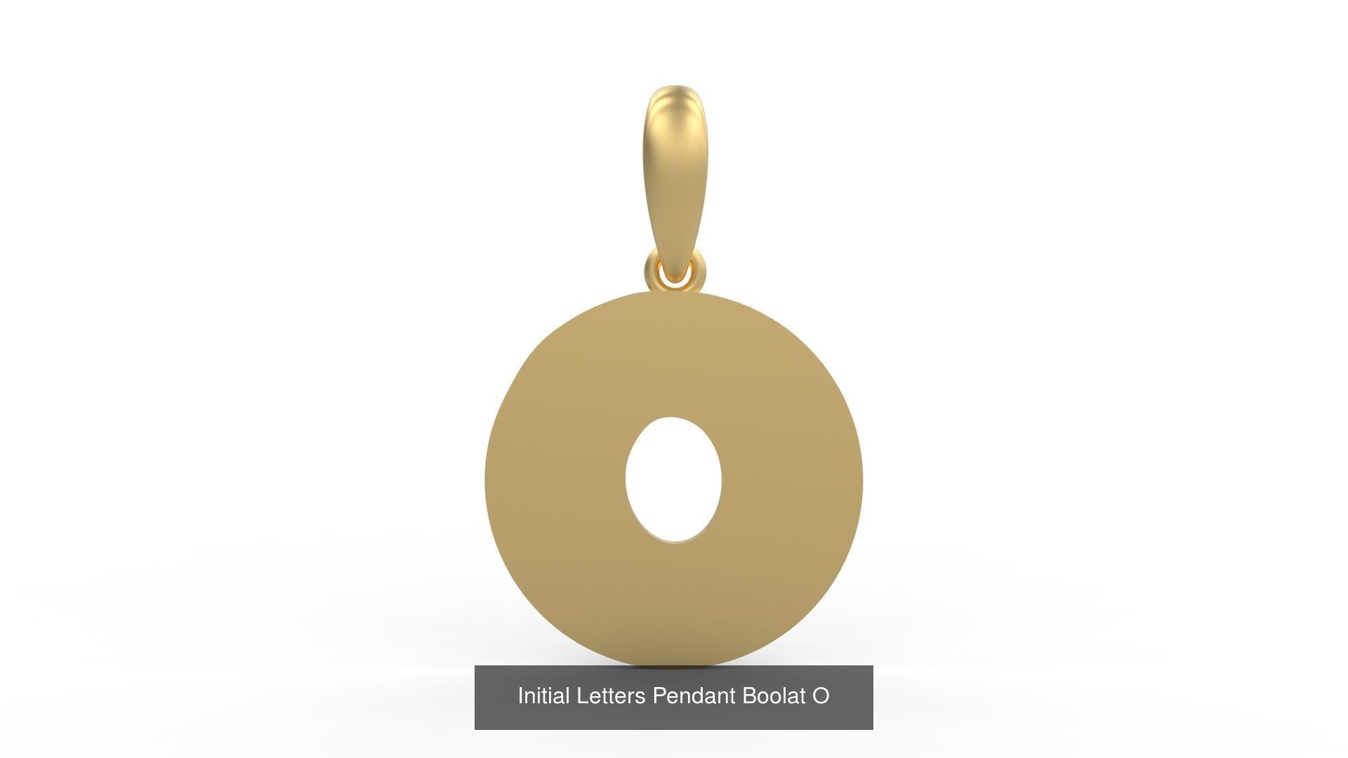 Initial Letters Pendant Alphabets Boolat 3D Model Collection_17