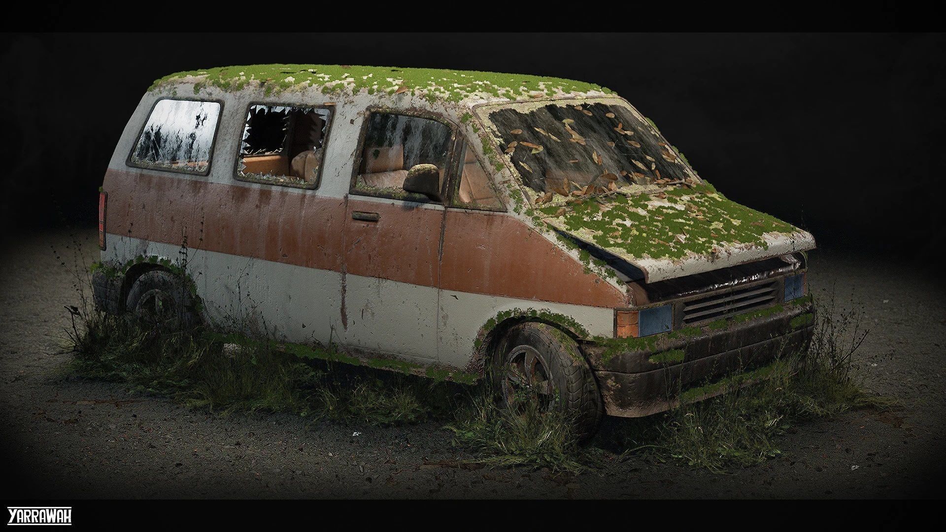 Procedural Vehicles - Sedan-Van Two Pack Low-poly 3D model_18
