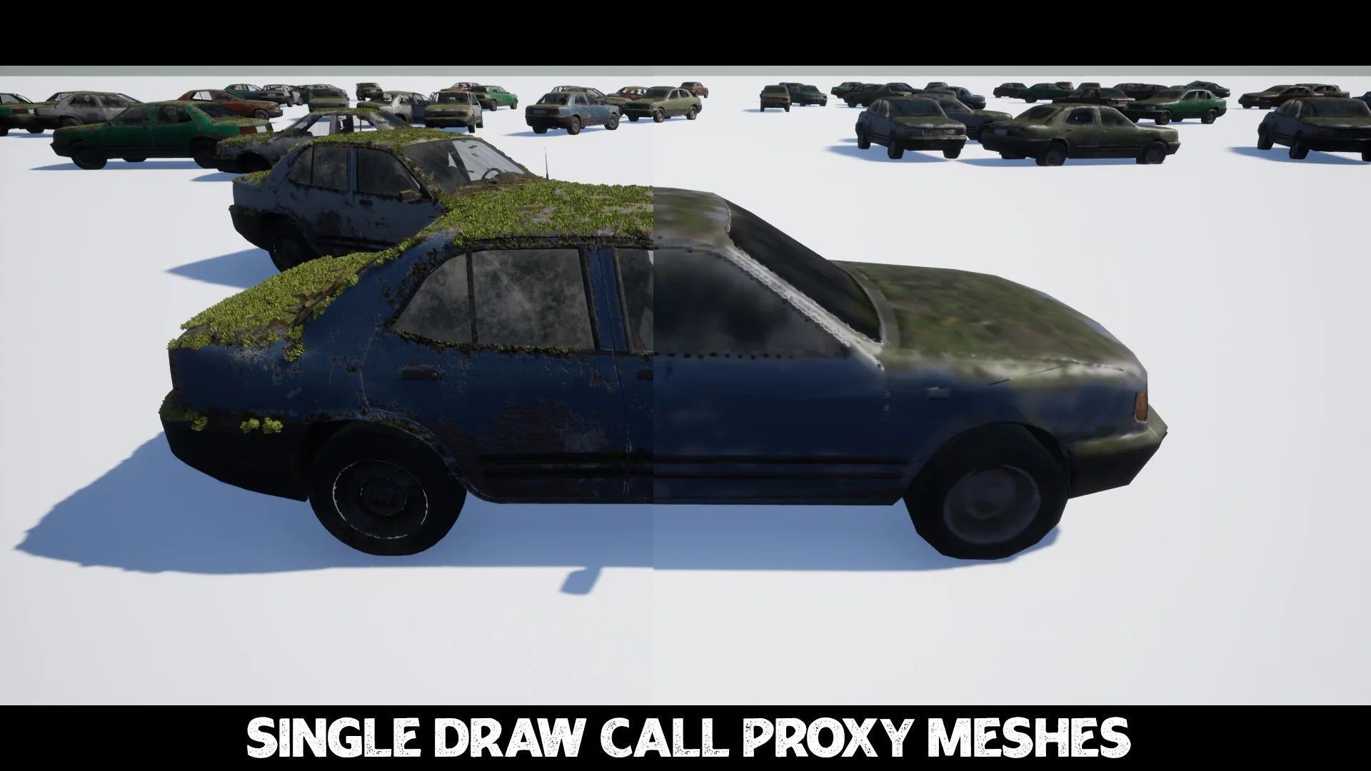 Procedural Vehicles - Sedan-Van Two Pack Low-poly 3D model_8