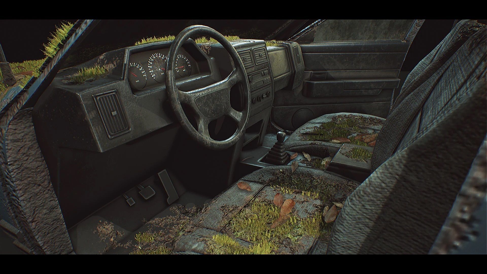 Procedural Vehicles - Sedan-Van Two Pack Low-poly 3D model_10