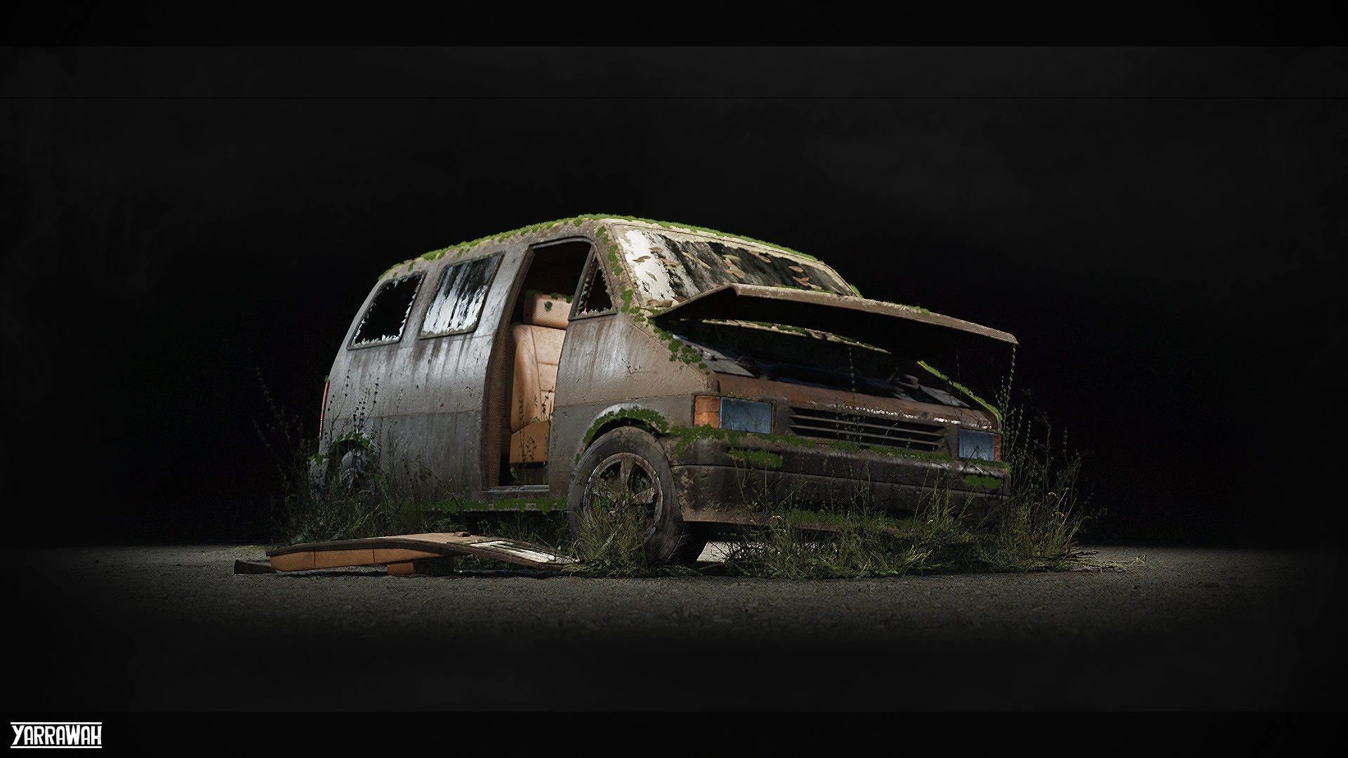 Procedural Vehicles - Sedan-Van Two Pack Low-poly 3D model_21