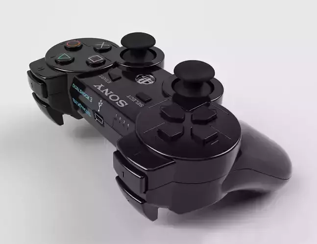 PS3 Joystick 3D model
