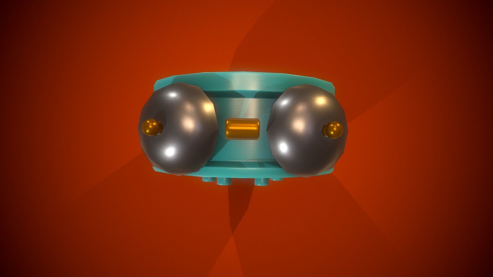 Alarm Clock PBR Low-poly game ready Free low-poly 3D model_7