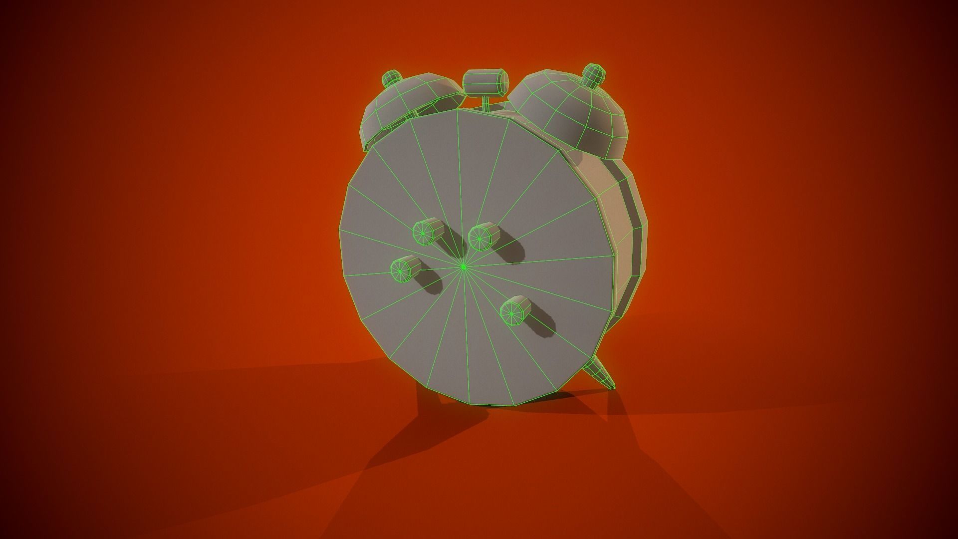 Alarm Clock PBR Low-poly game ready Free low-poly 3D model_15