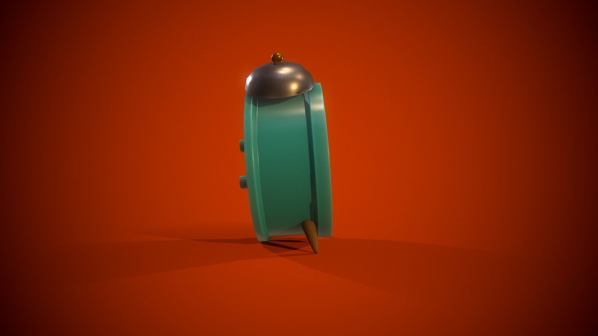 Alarm Clock PBR Low-poly game ready Free low-poly 3D model_6