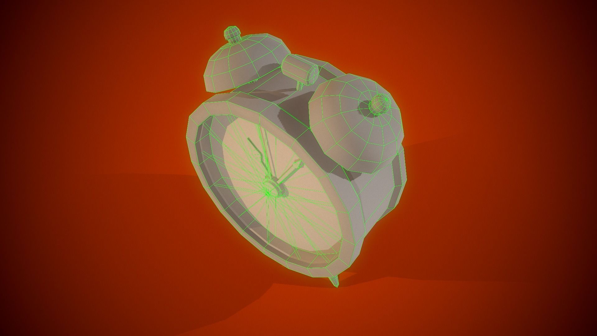 Alarm Clock PBR Low-poly game ready Free low-poly 3D model_16