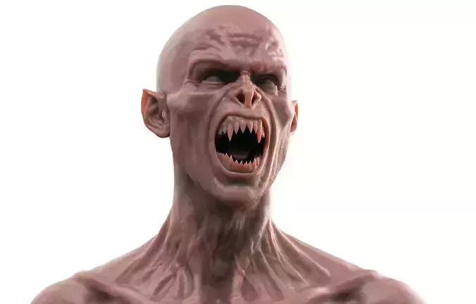 Vampire Bust 3D print model