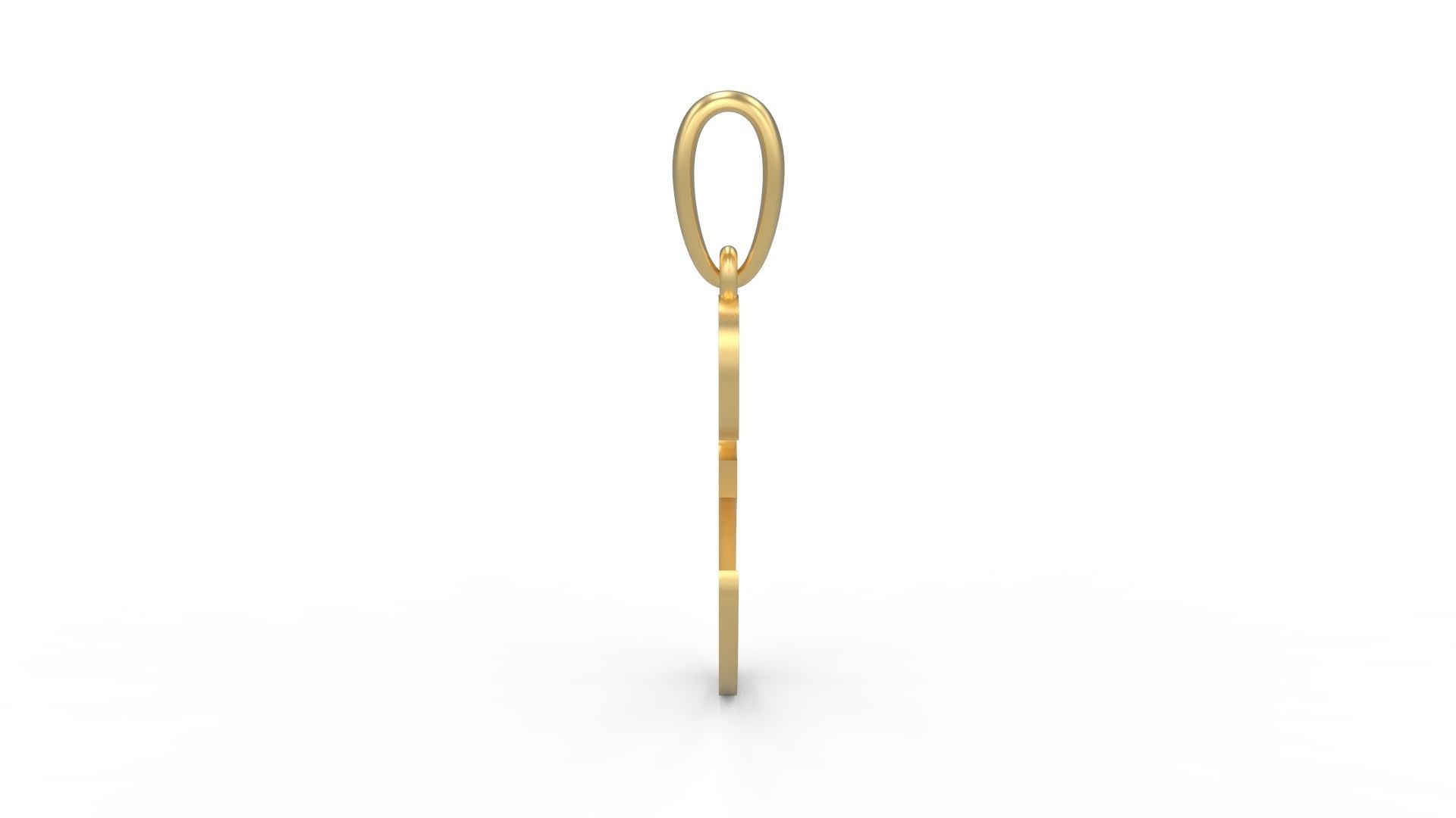 Initial Letters Pendant Brightons E 3D print model_2