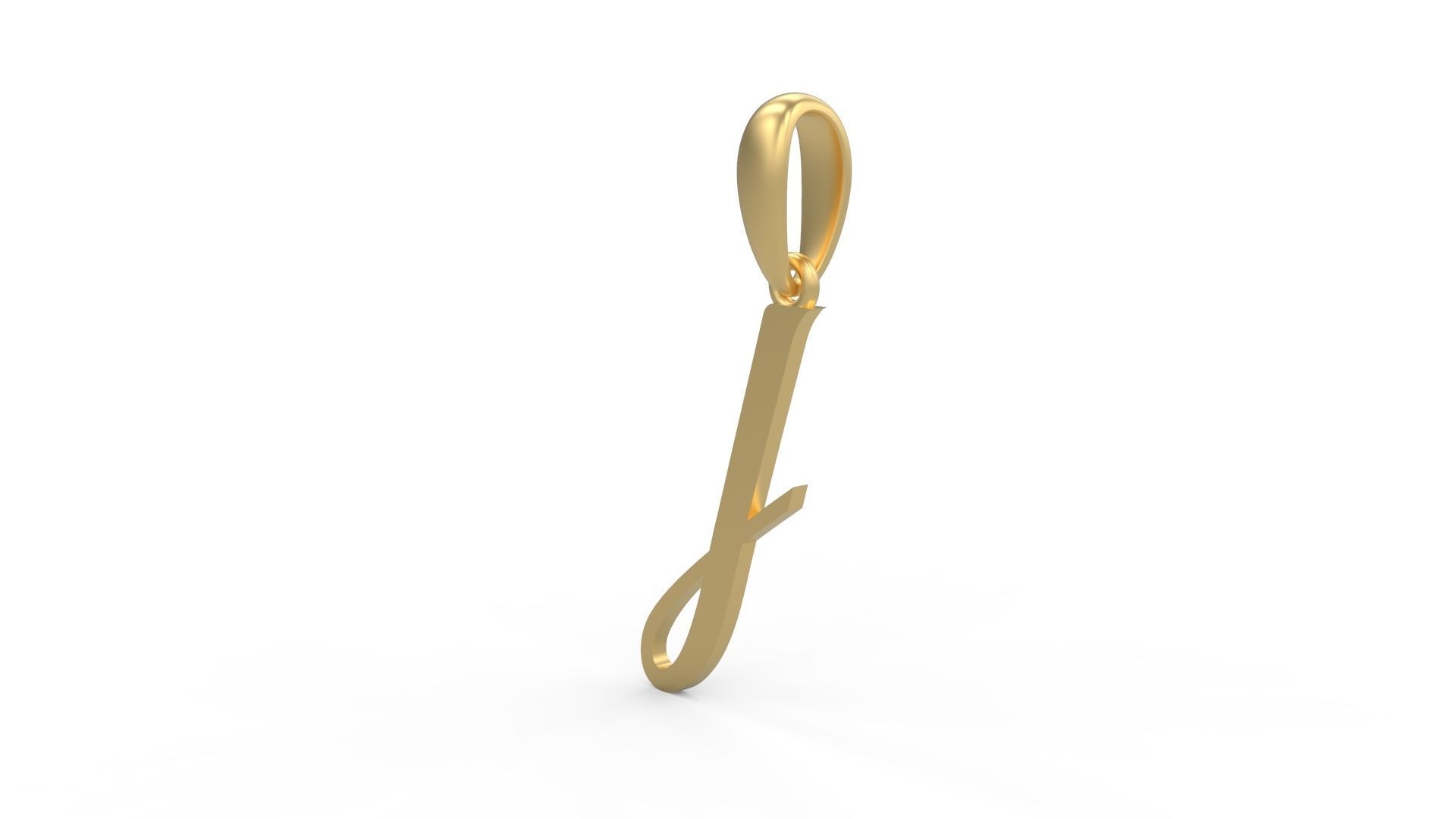 Initial Letters Pendant Brightons I 3D print model_1