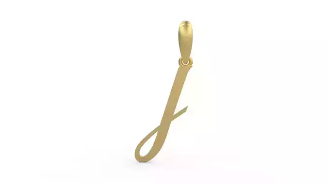 Initial Letters Pendant Brightons I 3D print model