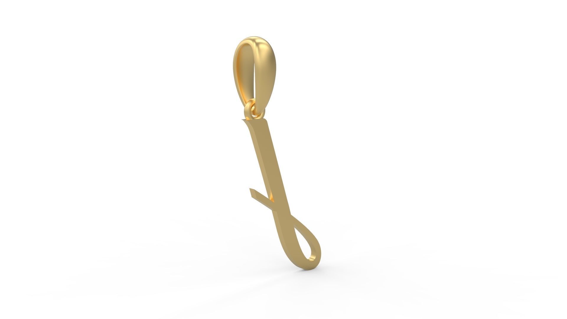 Initial Letters Pendant Brightons I 3D print model_3