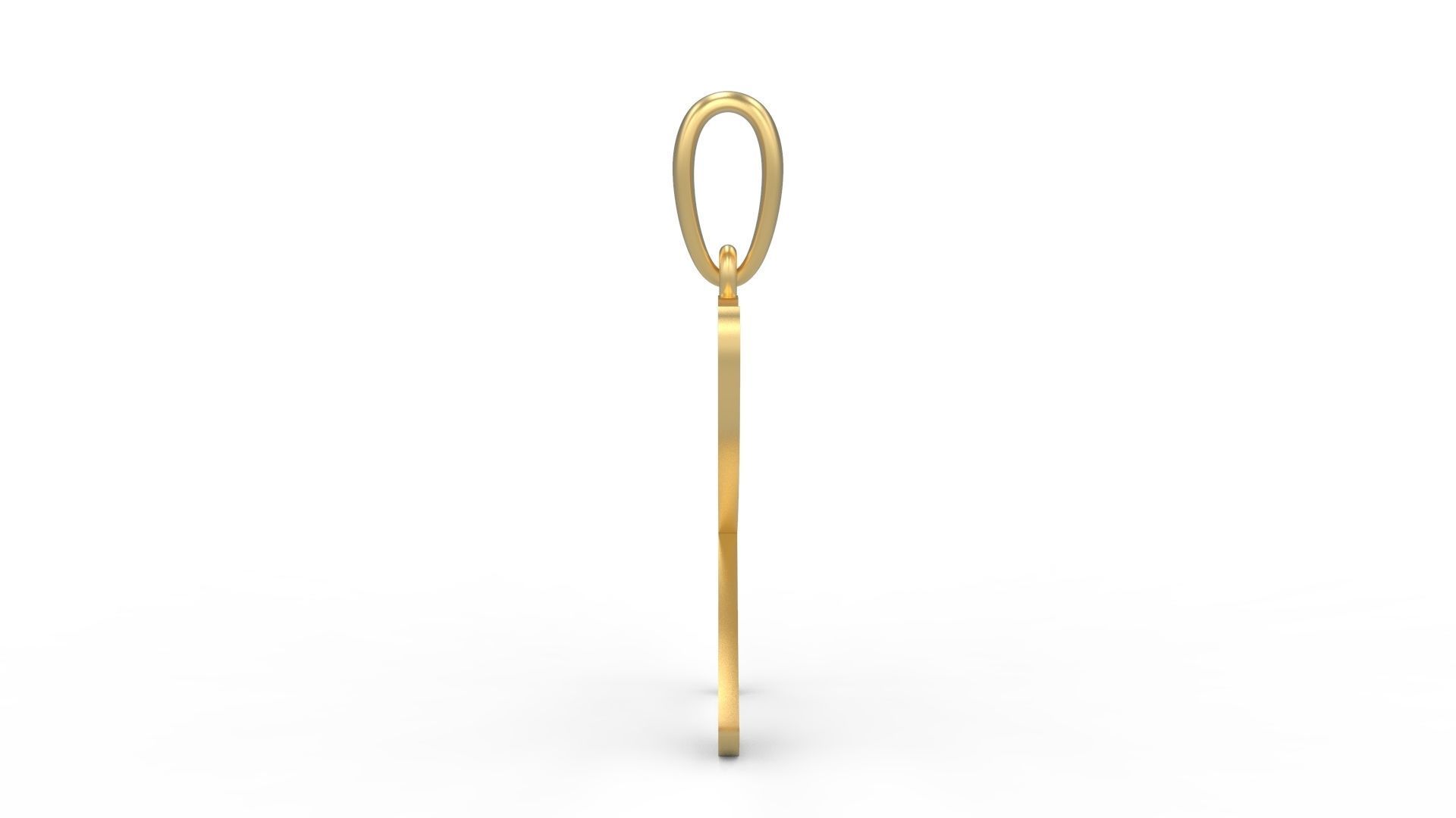 Initial Letters Pendant Brightons K 3D print model_2