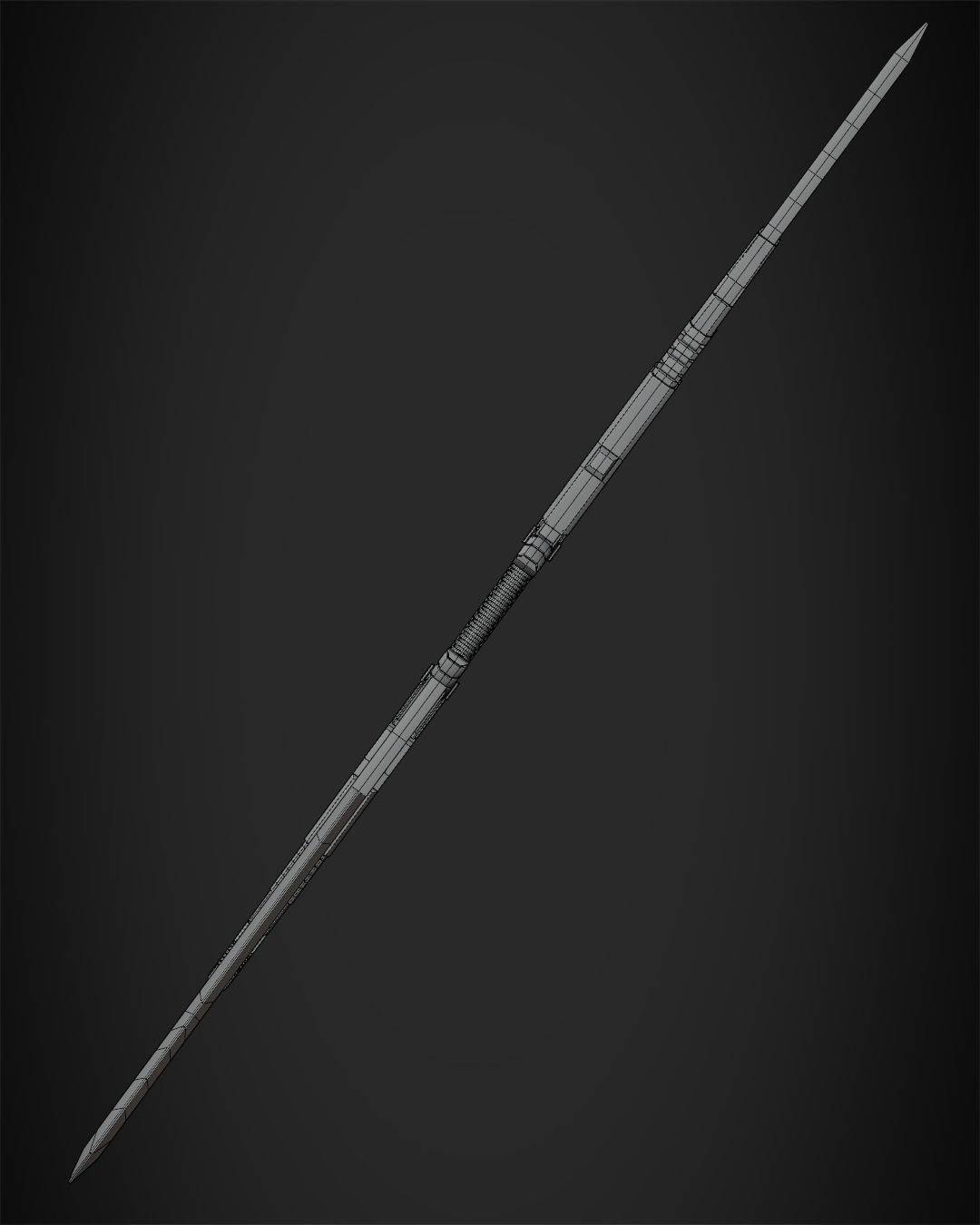 Thanos Double-Edged Sword for Cosplay 3D print model_13