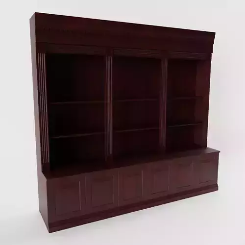 Victorian Shop Shelf Low-poly 3D model