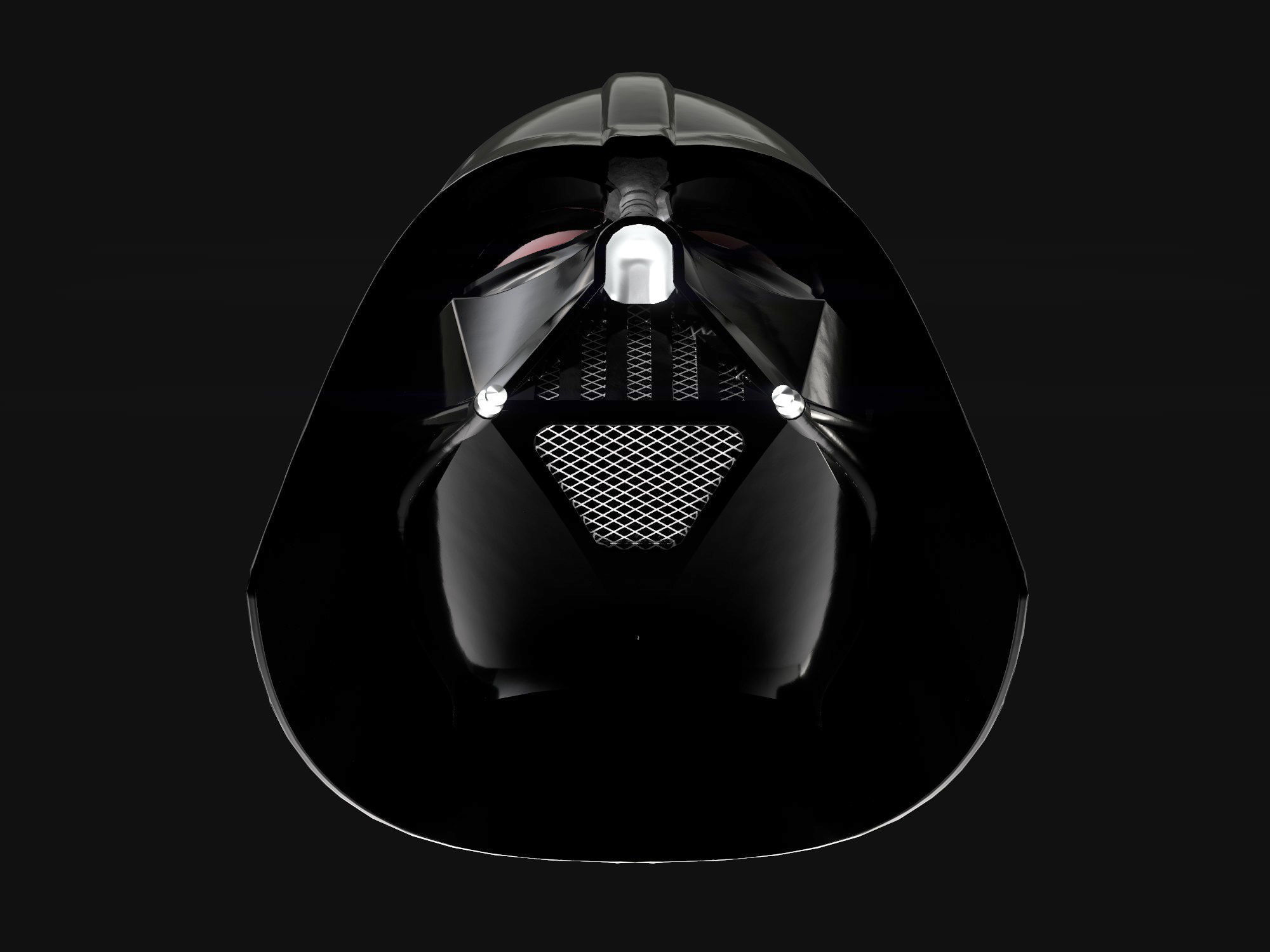 Darth Vader helmet Low-poly 3D model_16
