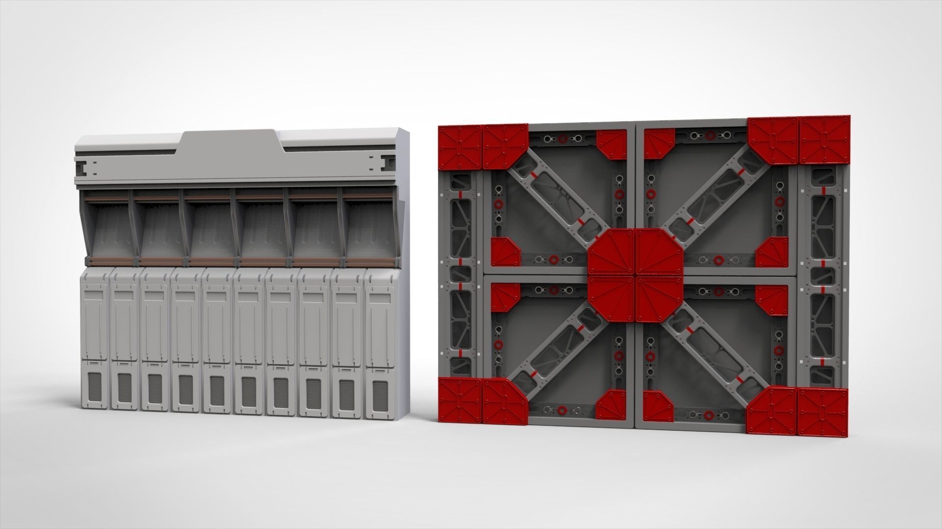 sci-fi Architecture kitbash 35 3D model_10