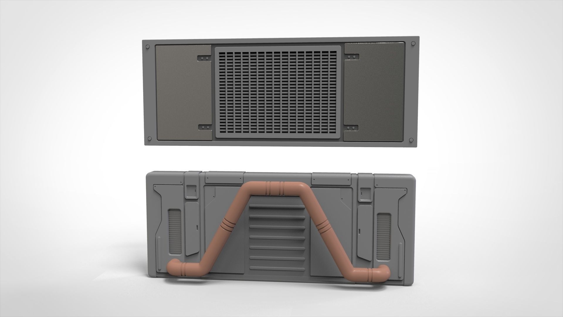 sci-fi Architecture kitbash 35 3D model_18