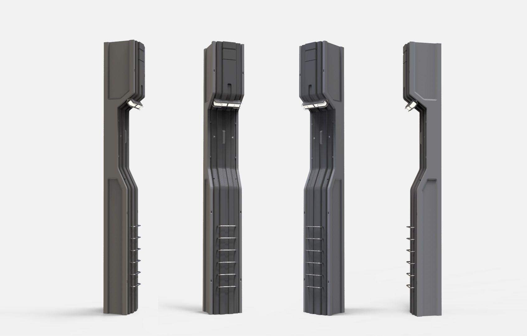 sci-fi Architecture kitbash 35 3D model_9